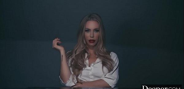  Deeper. Nicole Aniston Is Put Under Pressure And Fucks During Investigation